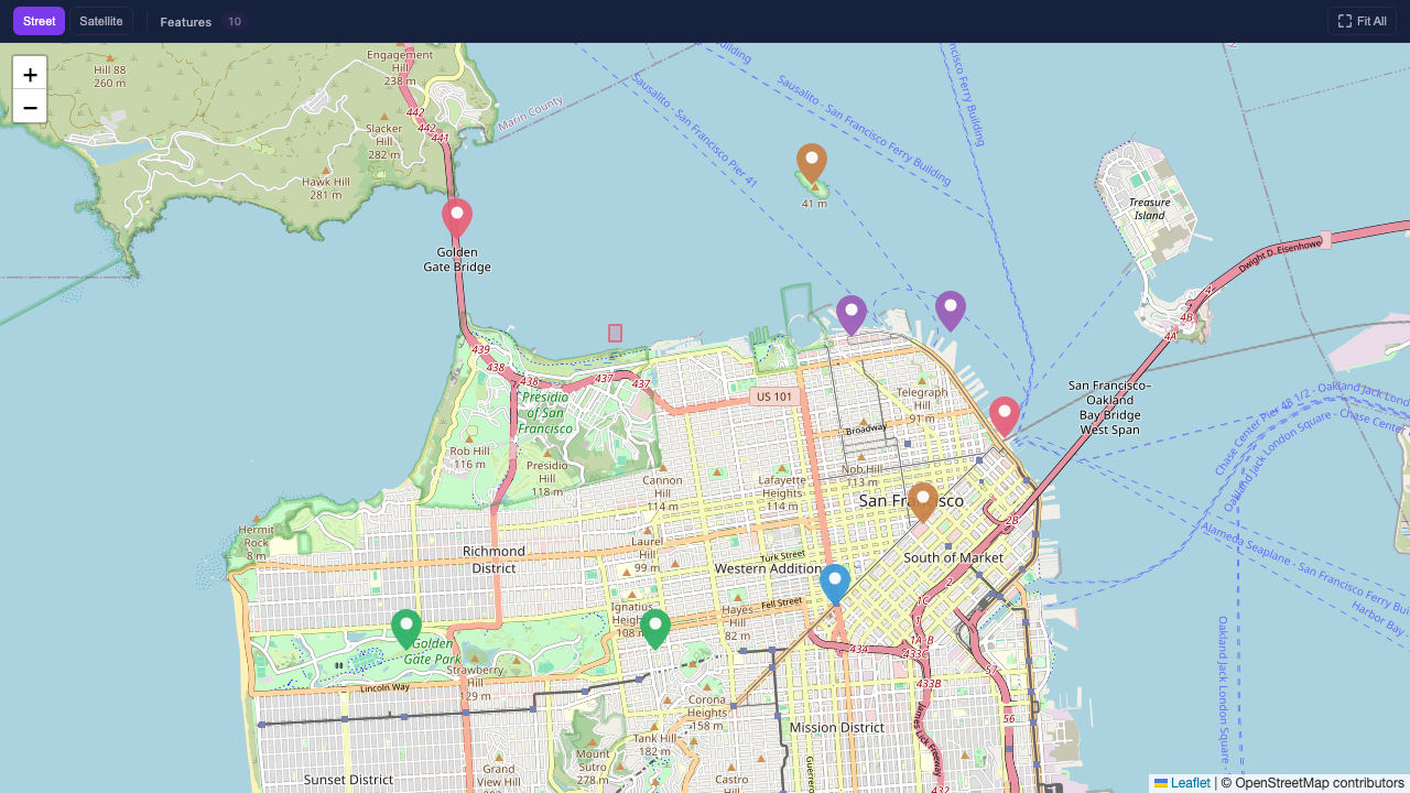 Interactive Map preview